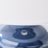Lampa stołowa ceramiczna Brilliant Ilysa - Niebieska | Kup teraz!