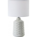 Lampa stołowa ceramiczna Ilysa szara Brilliant - Eleganckie oświetlenie