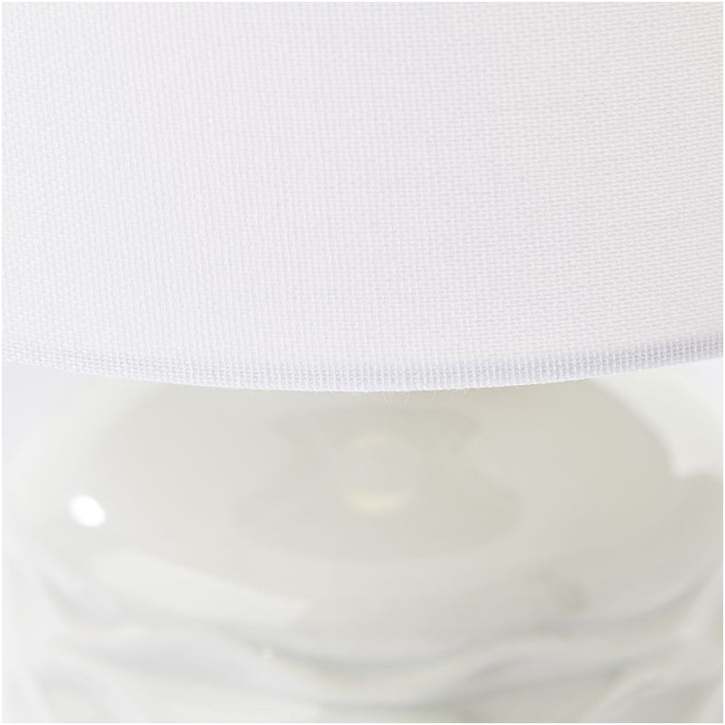 Lampa stołowa ceramiczna Ilysa szara Brilliant - Eleganckie oświetlenie