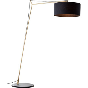Lampa podłogowa z abażurem Annice czarny mat Brilliant