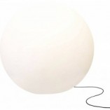 Lampa Ogrodowa Kula Garden 80cm Biała - Brilliant | Kup Teraz!