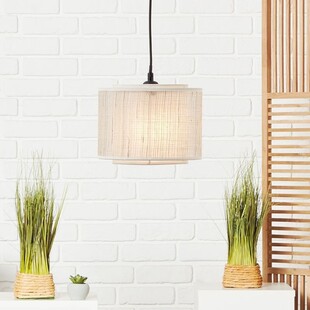 Lampa wisząca beżowa Odar | Brilliant - Nowoczesny design