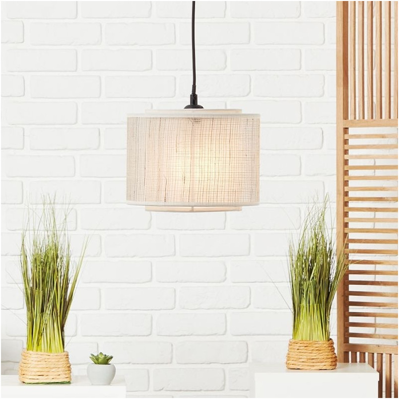 Lampa wisząca beżowa Odar | Brilliant - Nowoczesny design