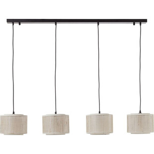 Lampa wisząca beżowa Brilliant Odar IV | 125cm - Kup Teraz!