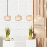 Lampa wisząca beżowa Brilliant Odar IV | 125cm - Kup Teraz!