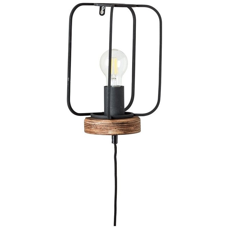 Kinkiet Tosh czarny Brilliant | Loft, Industrialny
