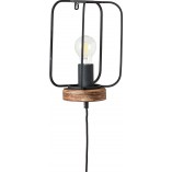 Kinkiet Tosh czarny Brilliant | Loft, Industrialny