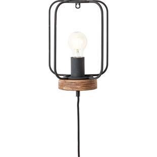 Kinkiet Tosh czarny Brilliant | Loft, Industrialny