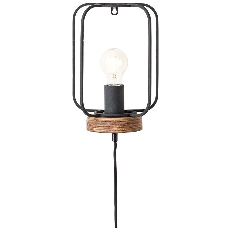 Kinkiet Tosh czarny Brilliant | Loft, Industrialny
