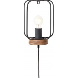 Kinkiet Tosh czarny Brilliant | Loft, Industrialny