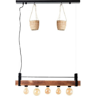 Lampa wisząca drewniana Bankwood | Brilliant - 80cm