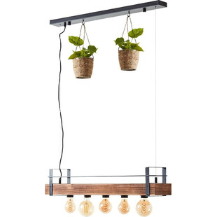 Lampa wisząca drewniana Bankwood | Brilliant - 80cm