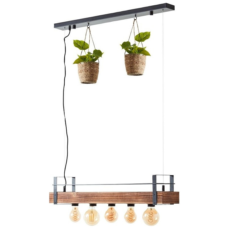 Lampa wisząca drewniana Bankwood | Brilliant - 80cm