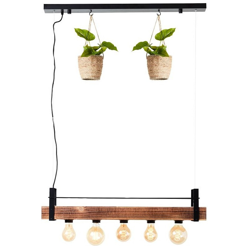 Lampa wisząca drewniana Bankwood | Brilliant - 80cm