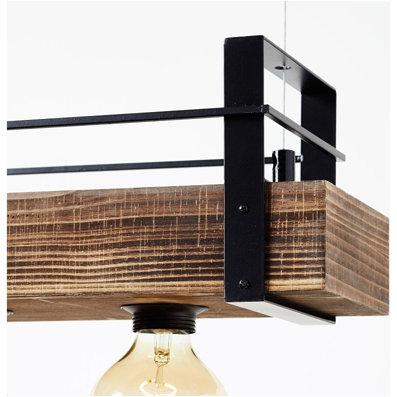 Lampa wisząca drewniana Bankwood | Brilliant - 80cm