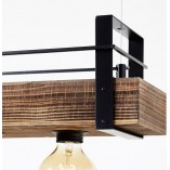Lampa wisząca drewniana Bankwood | Brilliant - 80cm