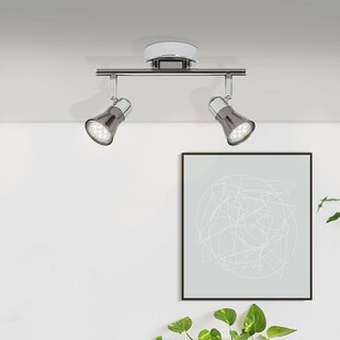 Reflektor sufitowy nowoczesny Jupp II Led Chrom/Czarny marki Brilliant