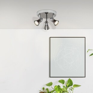 Reflektor sufitowy nowoczesny Jupp III Led Chrom/Czarny marki Brilliant