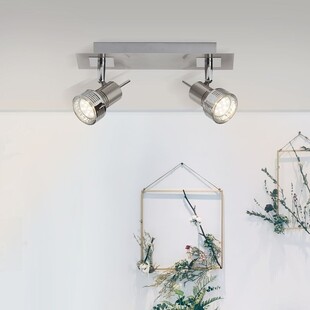 Reflektor sufitowy podwójny Kassandra II Led Satynowy Chrom marki Brilliant