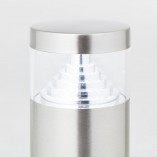Lampa zewnętrzna Avon LED - Srebrna, Słupkowa - Brilliant