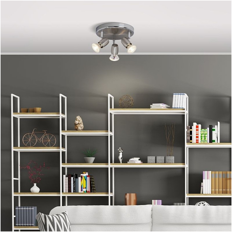 Reflektor sufitowy Wesley III LED - 3 źródła światła, Brilliant