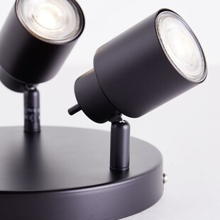Reflektor sufitowy Andres LED III | Czarne lampy Brilliant
