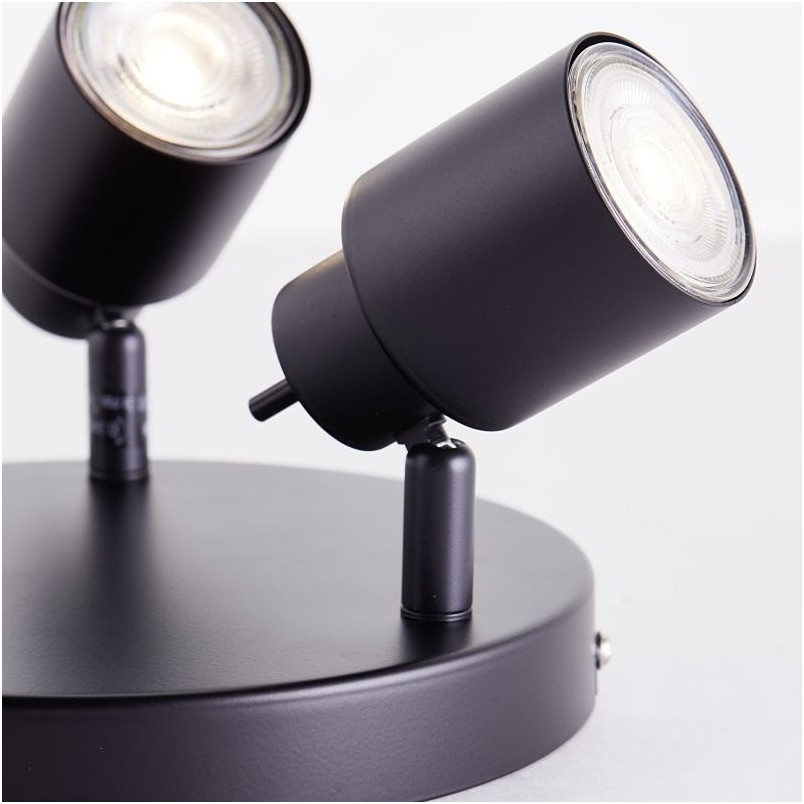 Reflektor sufitowy Andres LED III | Czarne lampy Brilliant