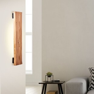 Kinkiet drewniany Feingold LED | Lampa do salonu i sypialni