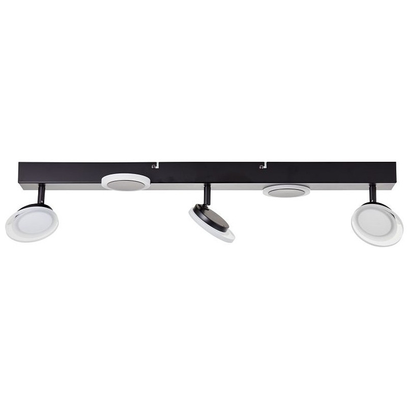 Plafon potrójny Meriza 70cm czarny - Nowoczesne oświetlenie Brilliant