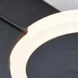 Plafon potrójny Meriza 70cm czarny - Nowoczesne oświetlenie Brilliant