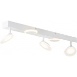 Plafon potrójny Meriza 70cm biały - Nowoczesne oświetlenie Brilliant