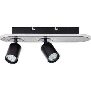 Plafon nowoczesny Kimon 40cm czarny - Brilliant | Oświetlenie LED