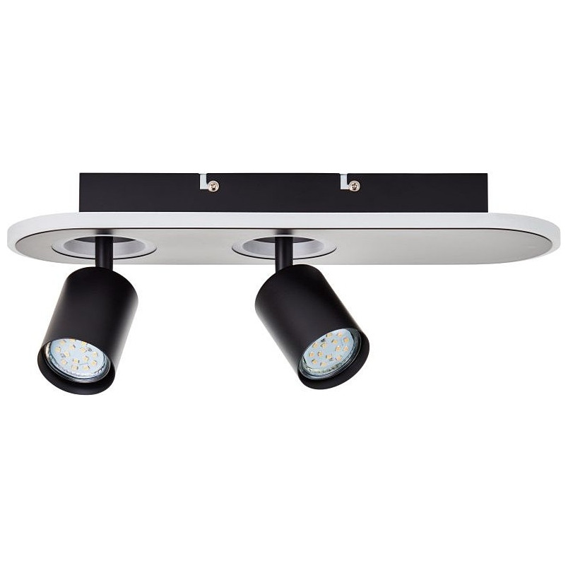 Plafon nowoczesny Kimon 40cm czarny - Brilliant | Oświetlenie LED