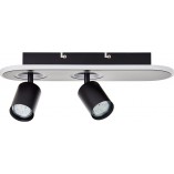 Plafon nowoczesny Kimon 40cm czarny - Brilliant | Oświetlenie LED