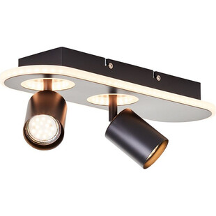 Plafon nowoczesny Kimon 40cm czarny - Brilliant | Oświetlenie LED