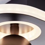 Plafon nowoczesny Kimon 40cm czarny - Brilliant | Oświetlenie LED