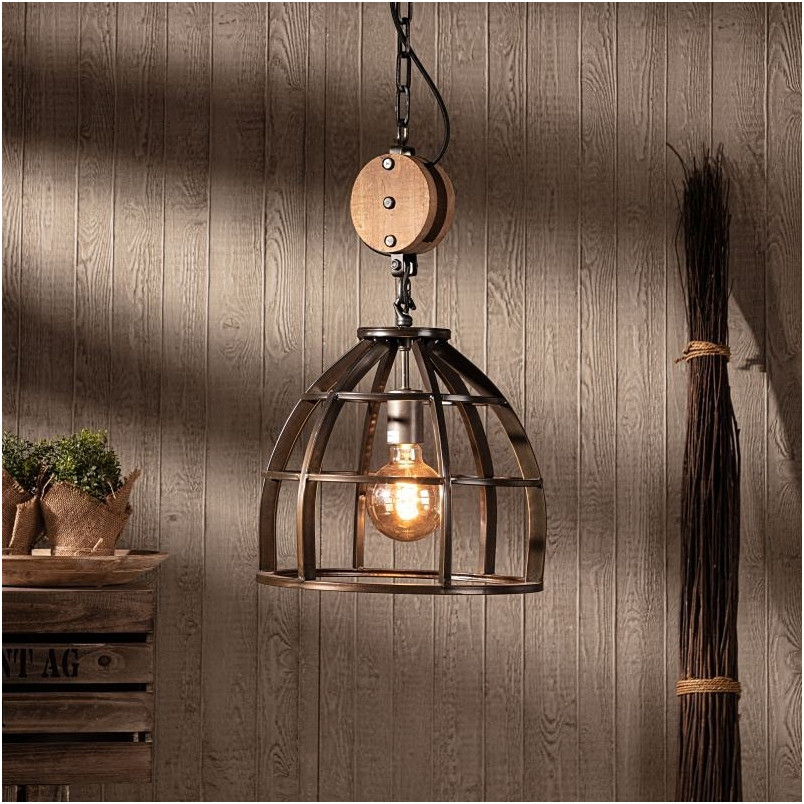 Lampa wisząca industrialna Matrix II | Brilliant - Loftowa
