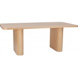 Stół prostokątny Pelare 200x100cm dąb - Nordifra | Elegancki design