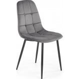 Krzesło welurowe pikowane K417 Halmar - Elegancki design w super cenie!