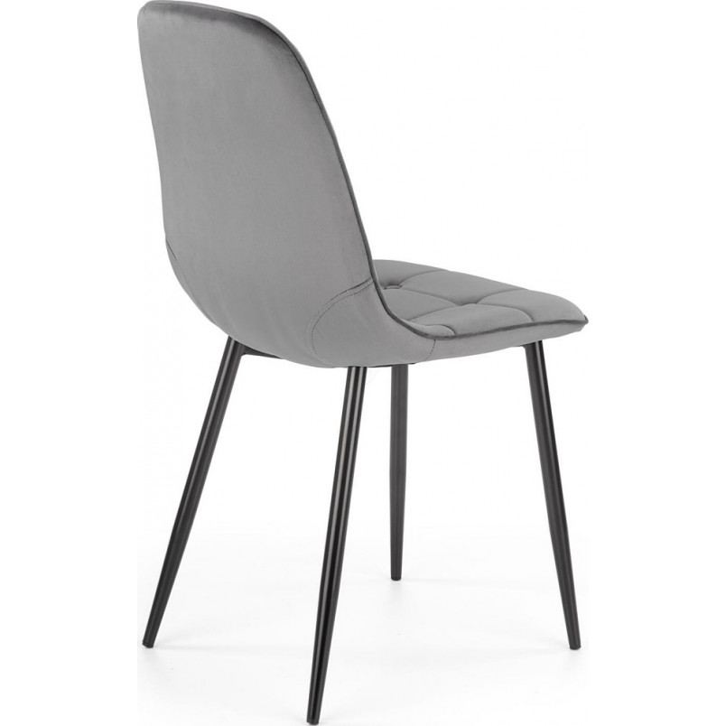 Krzesło welurowe pikowane K417 Halmar - Elegancki design w super cenie!