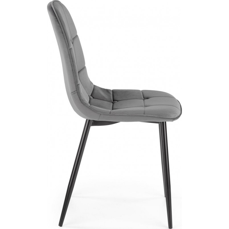 Krzesło welurowe pikowane K417 Halmar - Elegancki design w super cenie!
