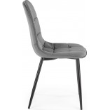 Krzesło welurowe pikowane K417 Halmar - Elegancki design w super cenie!