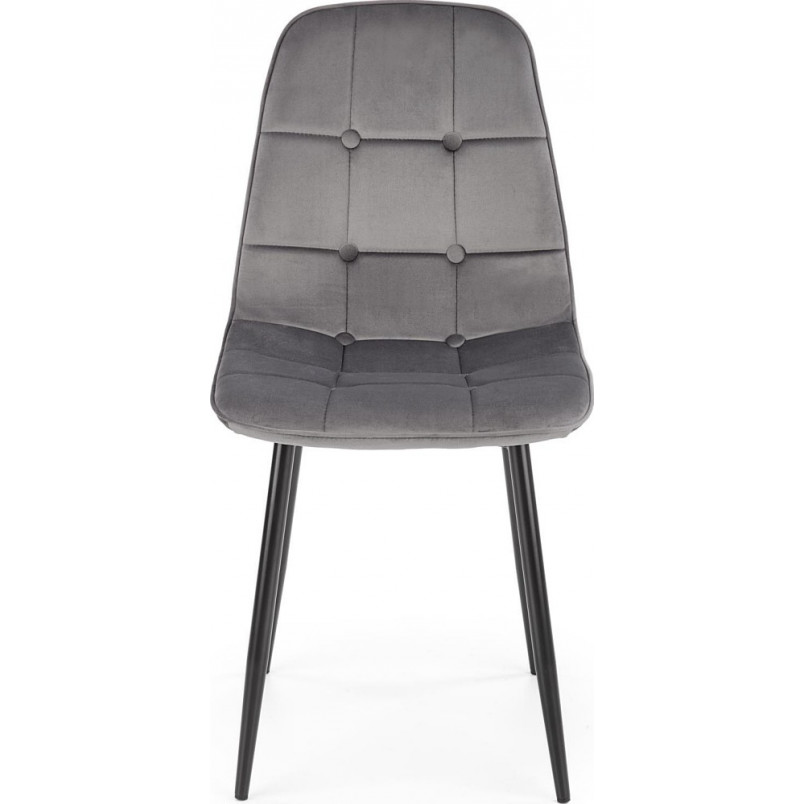 Krzesło welurowe pikowane K417 Halmar - Elegancki design w super cenie!