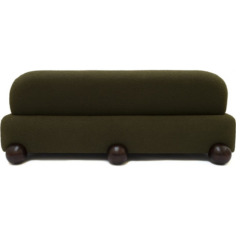 Sofa tapicerowana designerska Object075 228cm olive green boucle NG Design