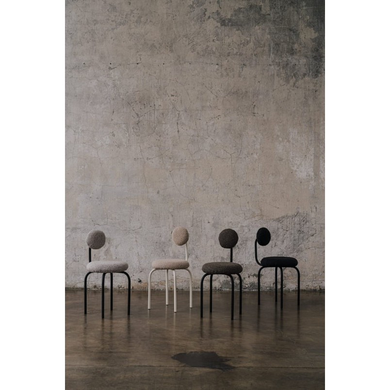 Krzesło tapicerowane designerskie Object077 champagne boulce NG Design