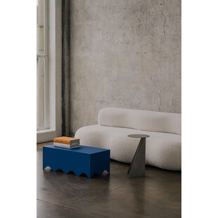 Stolik metalowy designerski Object079 80x40cm niebieski NG Design