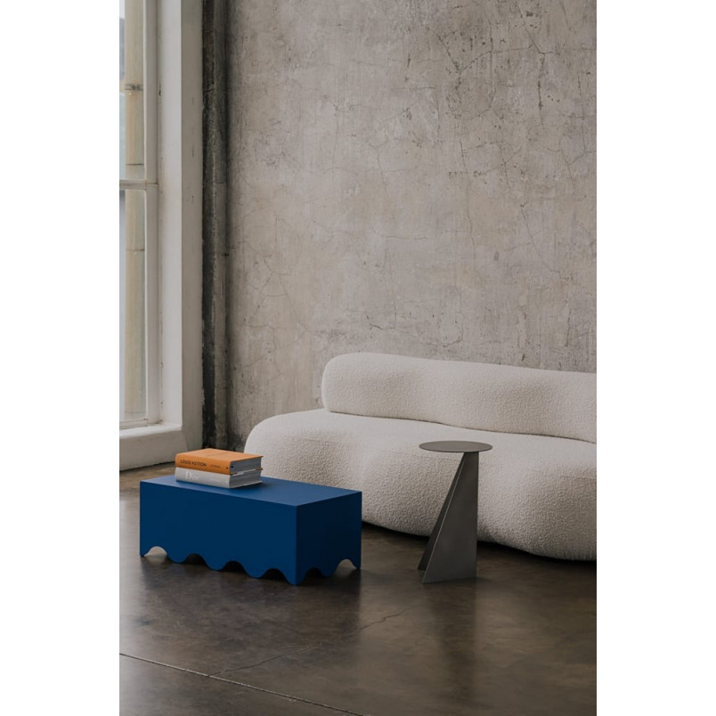 Stolik metalowy designerski Object079 80x40cm niebieski NG Design