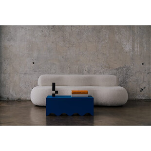 Stolik metalowy designerski Object079 80x40cm niebieski NG Design