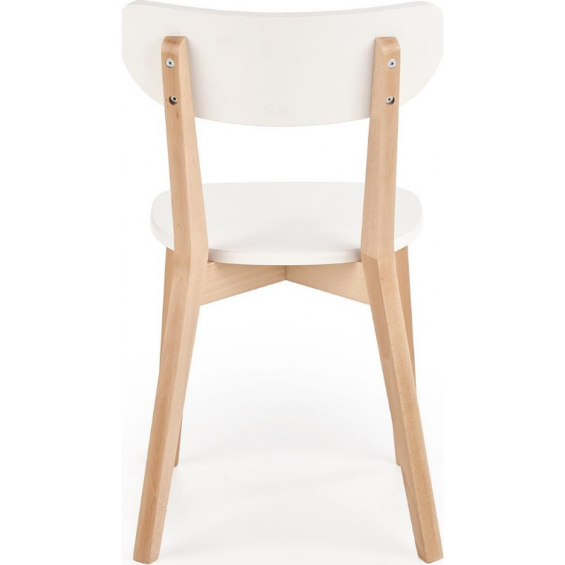 Krzesło drewniane Buggi białe Halmar | Skandynawski Design