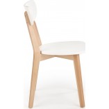 Krzesło drewniane Buggi białe Halmar | Skandynawski Design